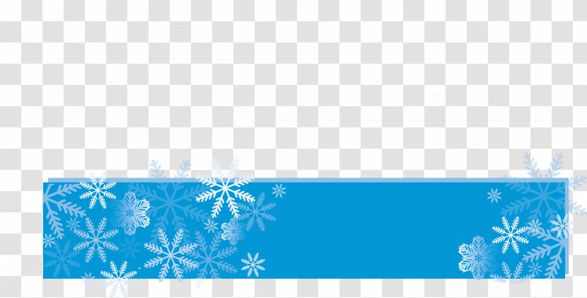 Winter Banner Information - Electric Blue Transparent PNG