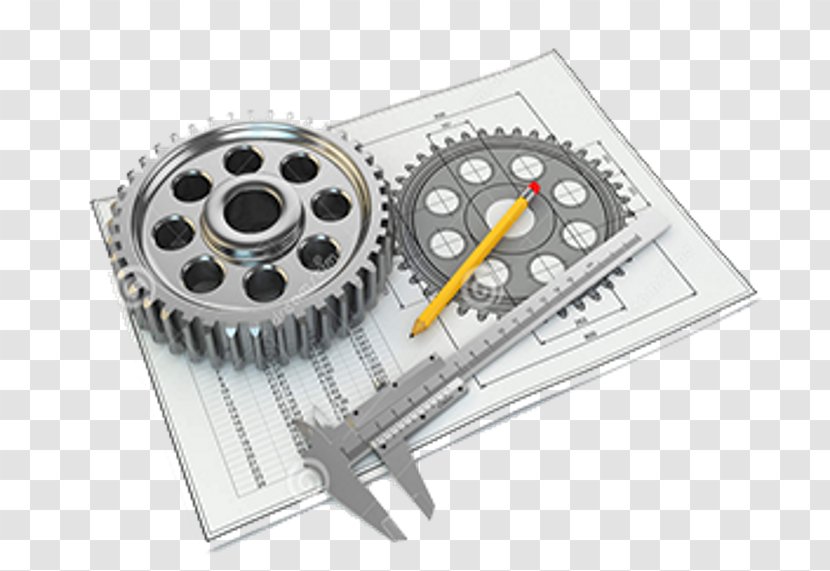 Engineering Drawing Pencil Royalty-free Technical - Clutch Part Transparent PNG
