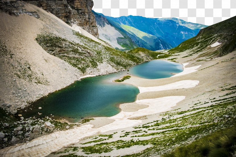 Natural Landscape Nature Mountainous Landforms Water Resources Glacial Lake - Reserve Transparent PNG