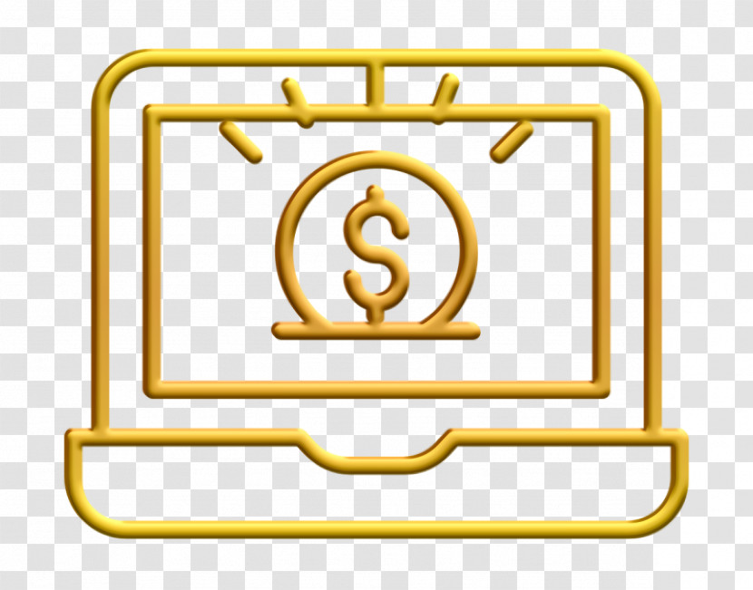 Laptop Icon Investment Icon Transparent PNG