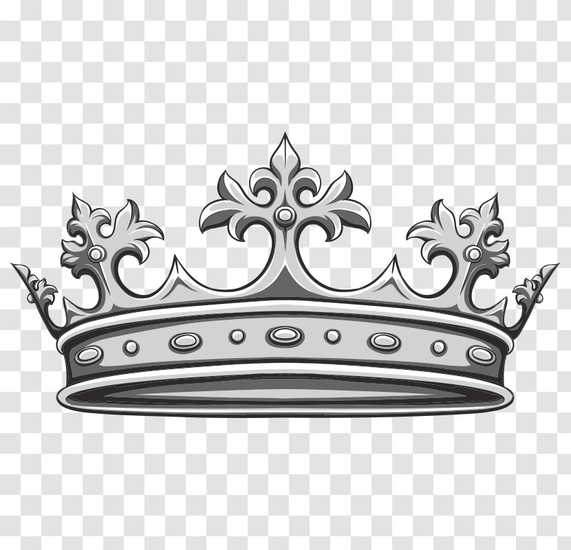 Black And White Crown - Grey - Tac Transparent PNG