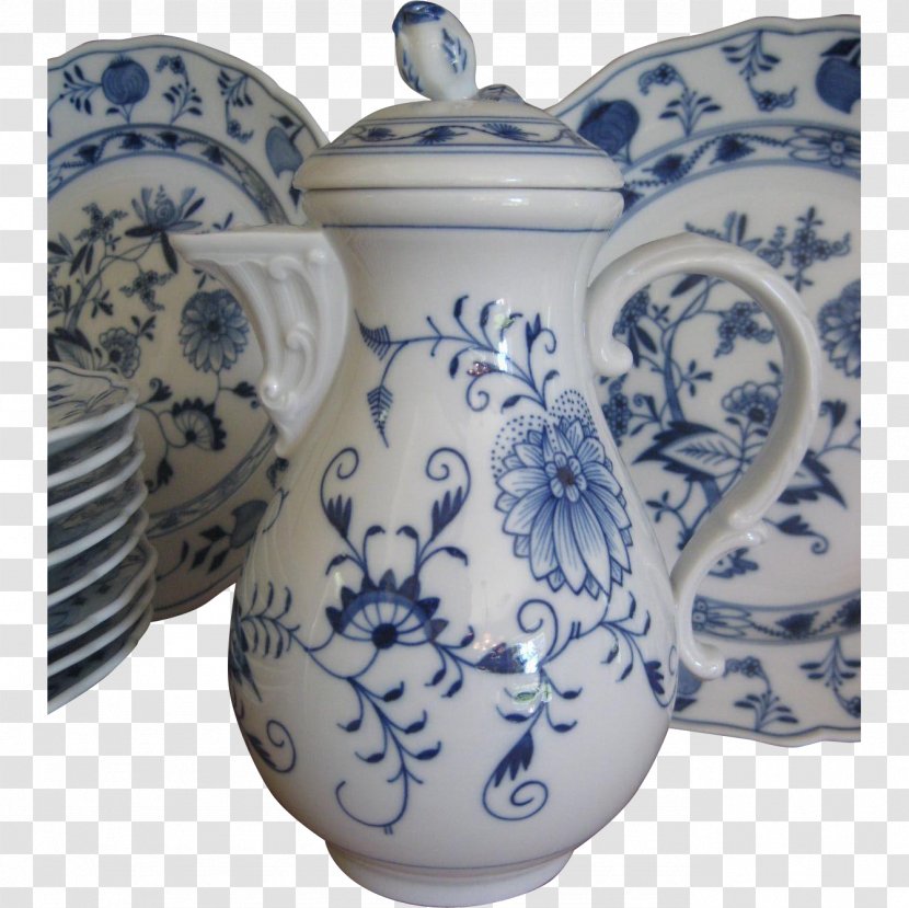 Blue Onion Meissen Porcelain Tableware And White Pottery - Plate Transparent PNG