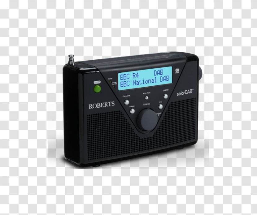 Digital Radio GadgetCenter Roberts Dab / FM Solar - Technology - Black Audio Broadcasting Marmitek 00-7038 SolarDAB 2, BlackShop Electric Blankets Transparent PNG