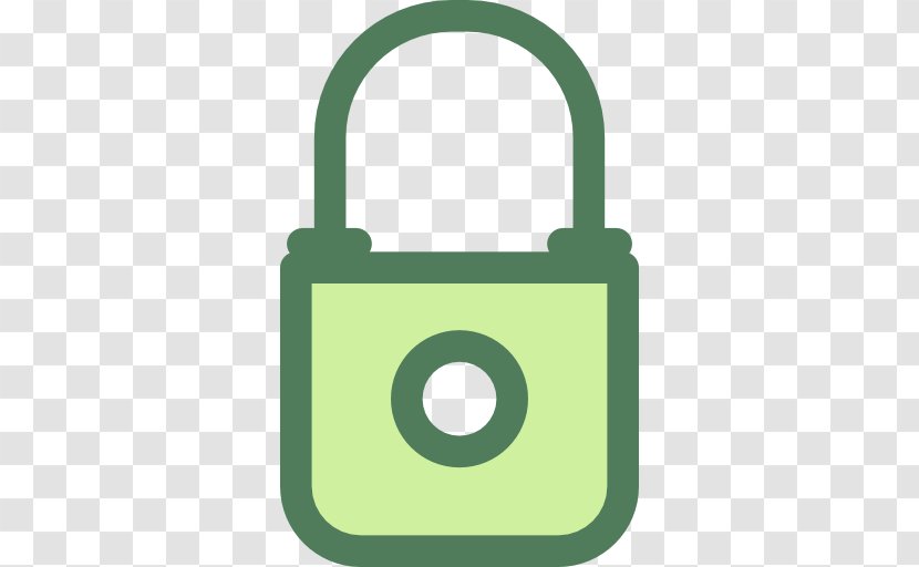 Padlock Security Icon Design - Green Transparent PNG