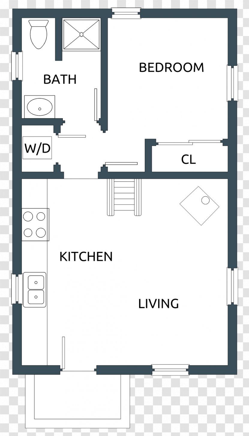 Floor Plan House Bedroom - Schematic Transparent PNG