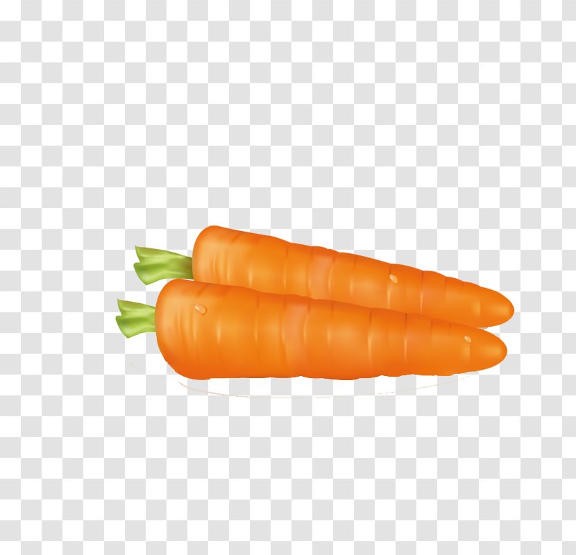 Baby Carrot Sausage Vegetable - Orange Transparent PNG