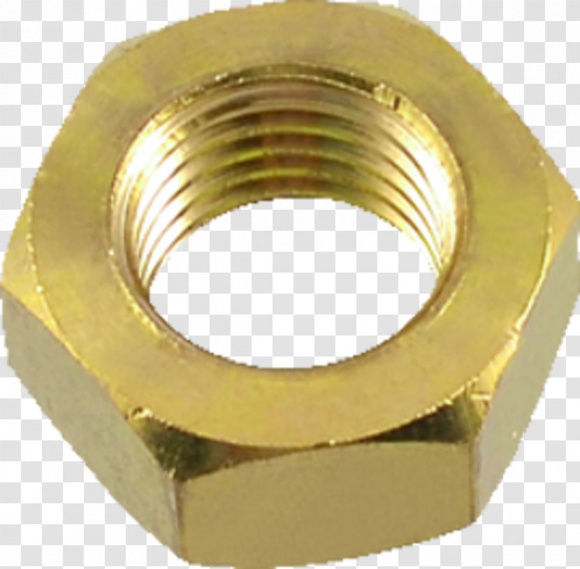 Brass Nut Metal Bolt Screw Transparent PNG