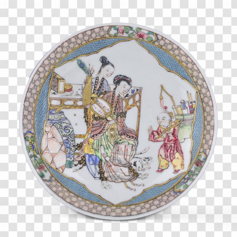 Porcelain - Plate - Dynasty Ming Transparent PNG