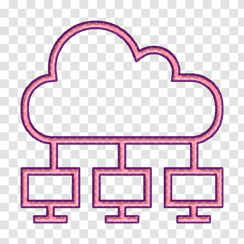 Cloud Computing Icon Data And Internet Communication Icon Transparent PNG