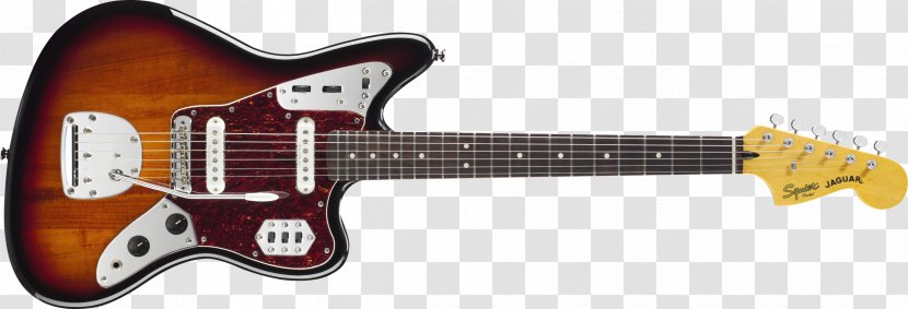 Fender Jaguar Bass Stratocaster Squier Jagmaster - Jazzmaster - Sunburst Transparent PNG