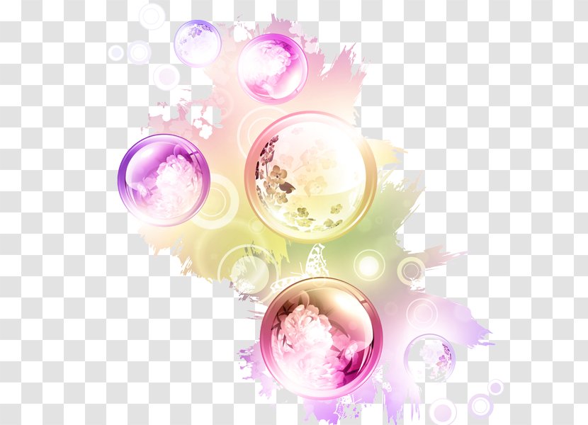 Flower Clip Art - Dream Bubble Background Vector Transparent PNG