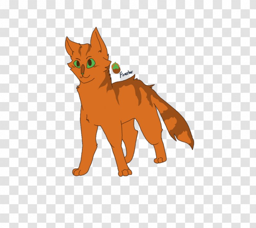 Cat Red Fox Firestar Warriors Character - Tail Transparent PNG