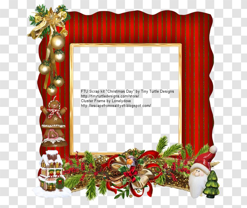 Christmas Ornament Picture Frames Art - Holly Transparent PNG
