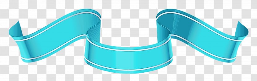 Clip Art Ribbon - Turquoise - Royaltyfree Transparent PNG