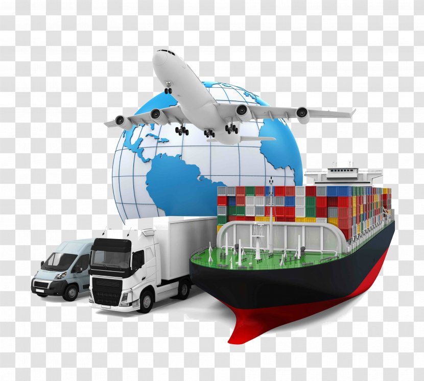 Air Transportation Multimodal Transport Logistics Cargo - Road - Shipping Transparent PNG