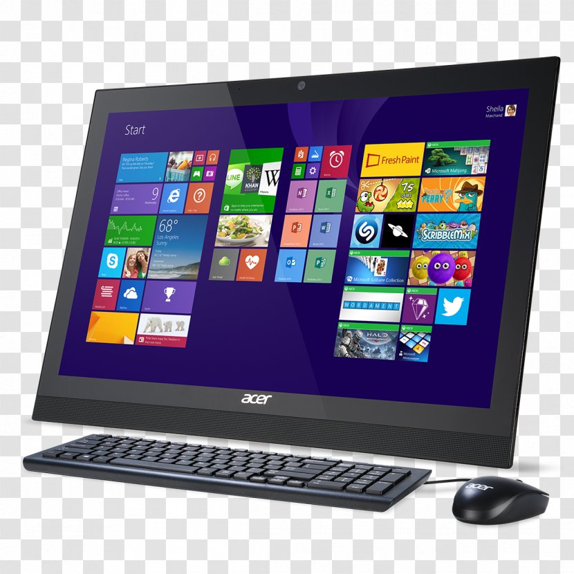 Laptop Dell Acer Aspire Desktop Computers - Veriton - Bigger Zoom Big Transparent PNG