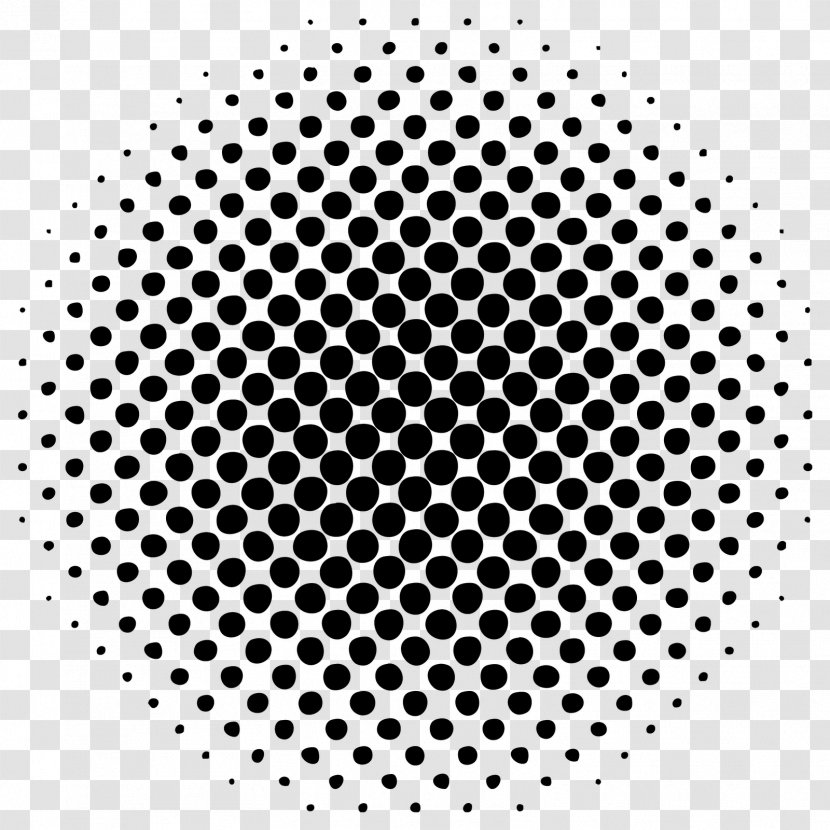 Halftone Color - Black Transparent PNG