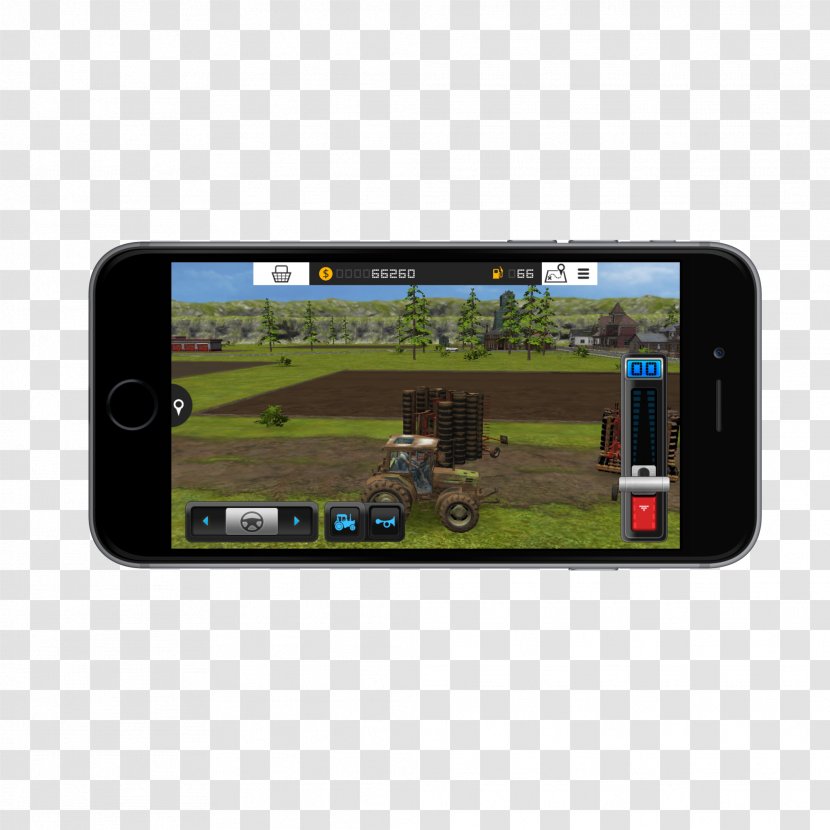 Smartphone Farming Simulator 16 14 IPhone 6 - Mobile Phones Transparent PNG