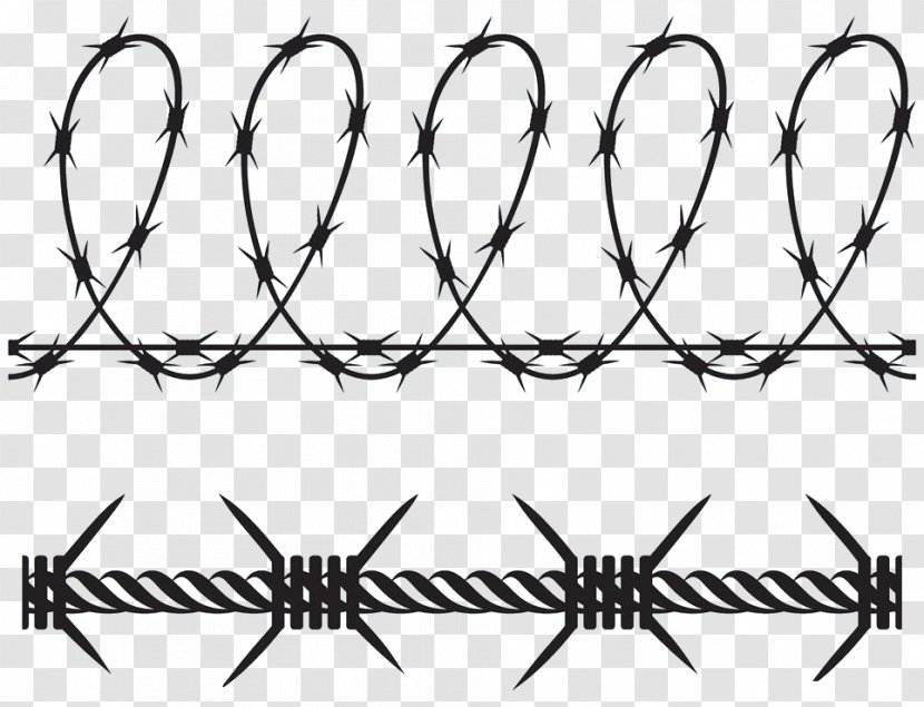 Barbed Wire Tape - Both Material Transparent PNG