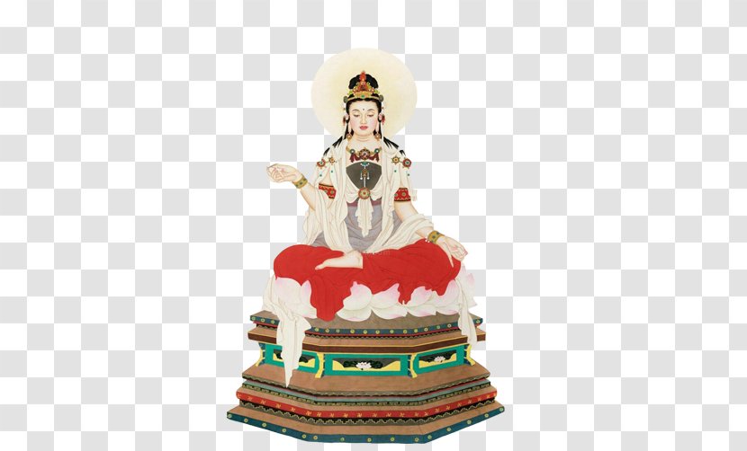 Goddess Of Mercy Temple Guanyin Buddhism Buddhahood - Color Painting Buddhist Stock Image Transparent PNG