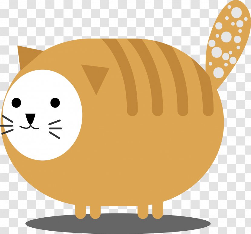 Whiskers Cat Tiger Clip Art - Mammal - Fat Icon Vector Transparent PNG