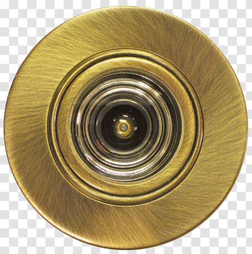 Peephole Door Security Brass Knockers - Camera - Gatehouse Transparent PNG