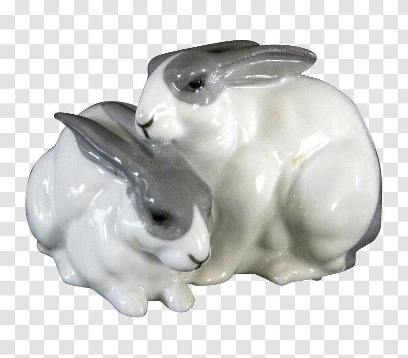 Domestic Rabbit Hare Figurine Snout - Hand-painted Transparent PNG