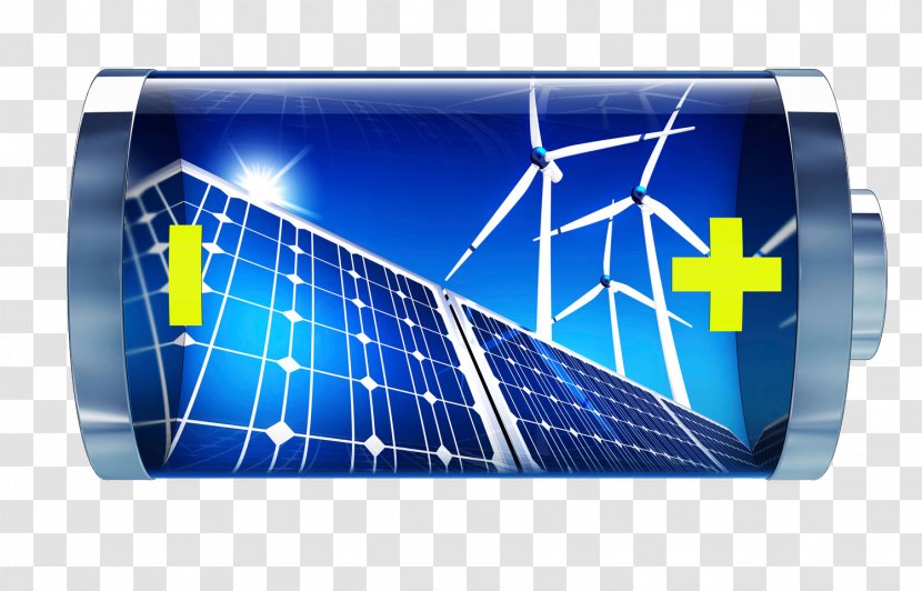 Energy Storage Solar Power Battery Renewable Wind - Smart Grid - Modernization Of Industry Transparent PNG