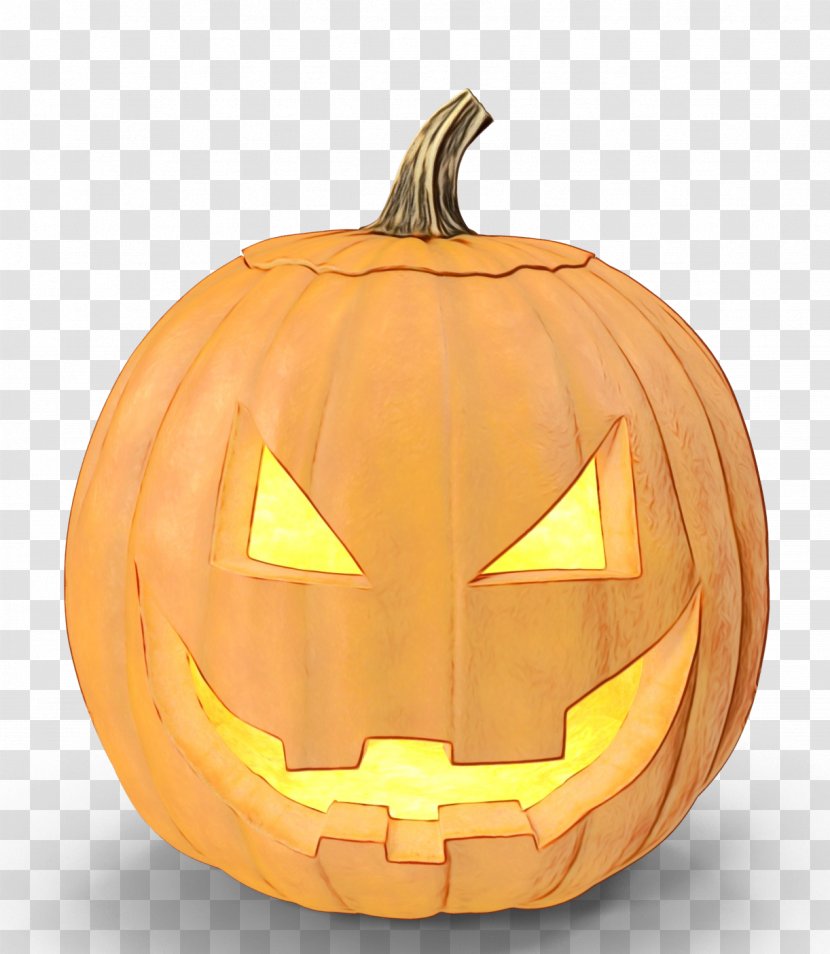 Halloween Pumpkin Silhouette - Orange - Vegetarian Food Mouth Transparent PNG
