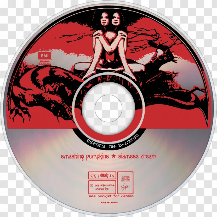 Compact Disc Siamese Dream The Smashing Pumpkins Album - Cartoon - Mellon Collie And Infinite Sadness Transparent PNG