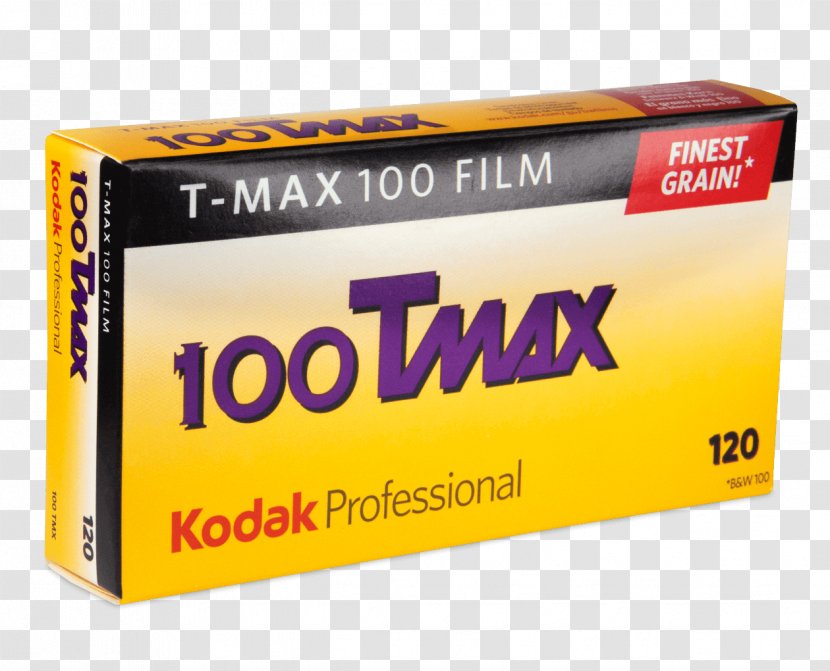 Kodak T-MAX Professional Photographic Film Monochrome Photography - Blank Media - Brand Transparent PNG
