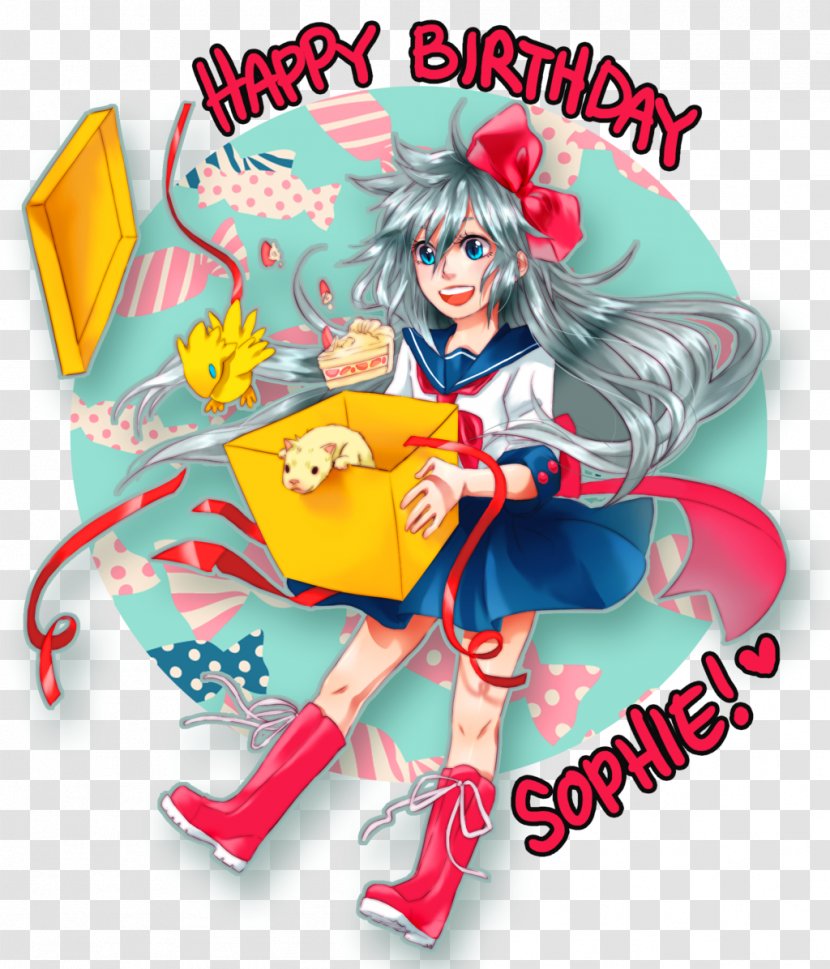 Sephiroth Birthday Fan Art - Cartoon - English Happy Transparent PNG