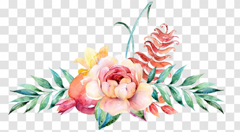 Watercolour Flowers Watercolor: Watercolor Painting Floral Design - Silhouette - Blue Transparent PNG