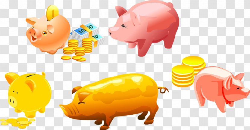 Piggy Bank Finance - 2d Computer Graphics Transparent PNG