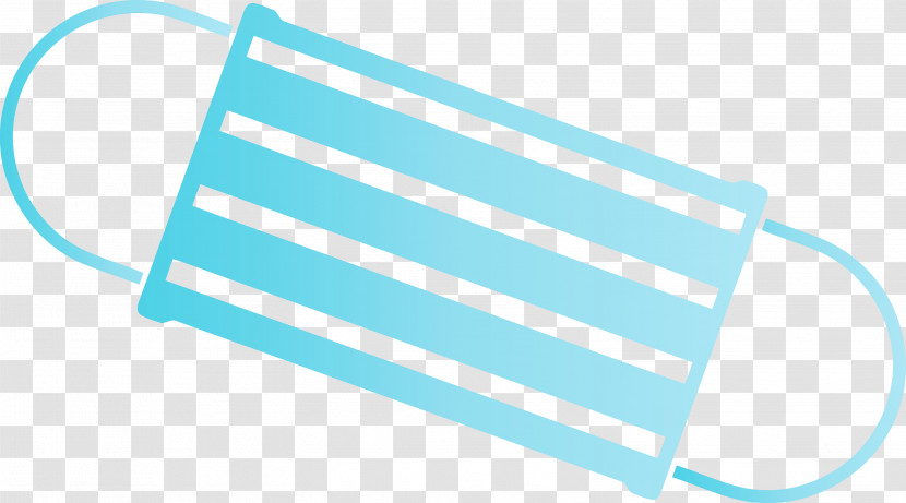 Aqua Turquoise Blue Teal Line Transparent PNG
