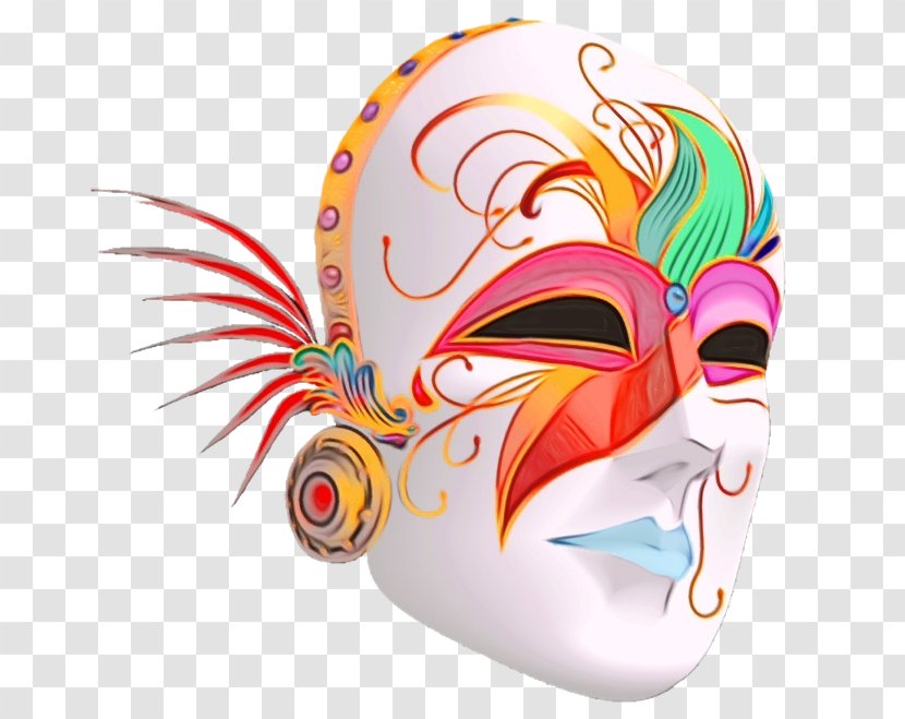 Music Festival - Face - Jester Mardi Gras Transparent PNG