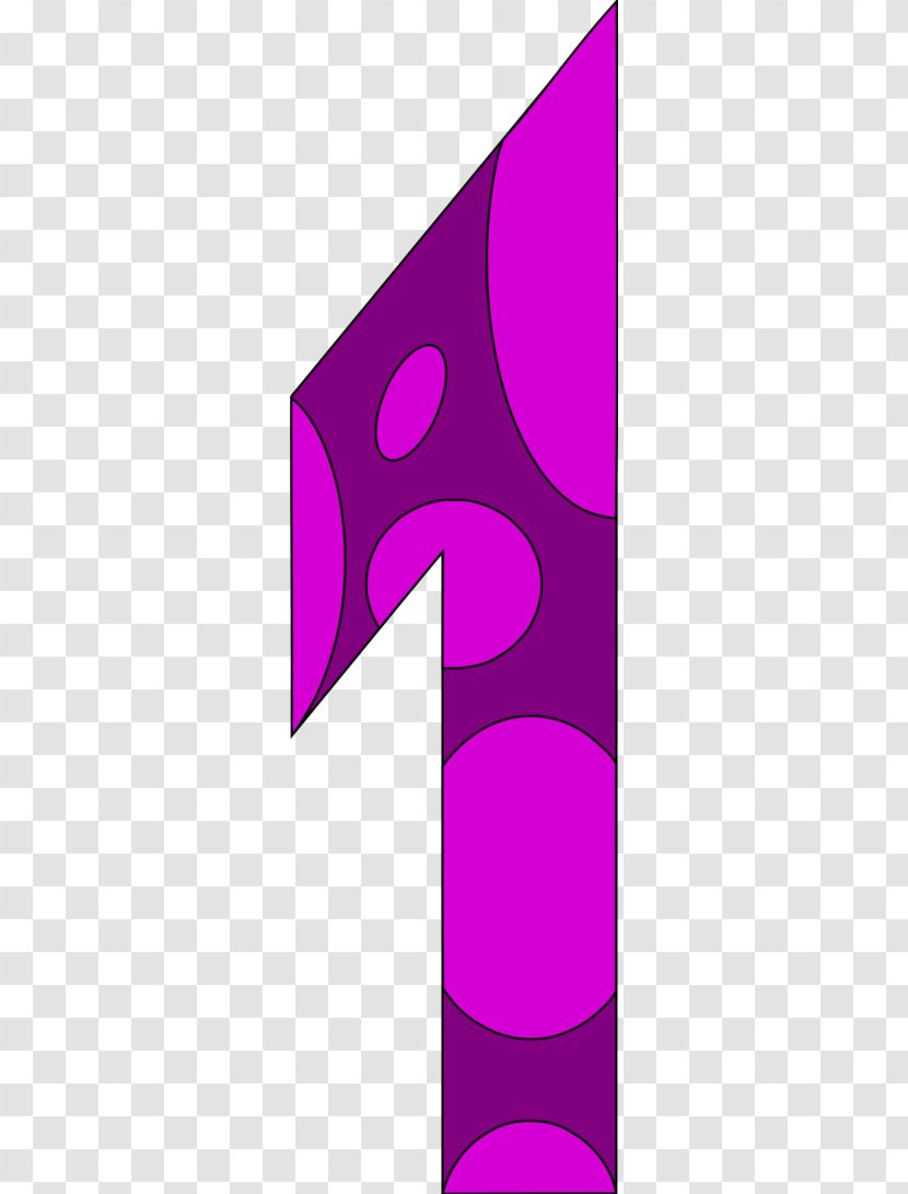 Free Content Clip Art - Blue - Purple Number 1 Cliparts Transparent PNG