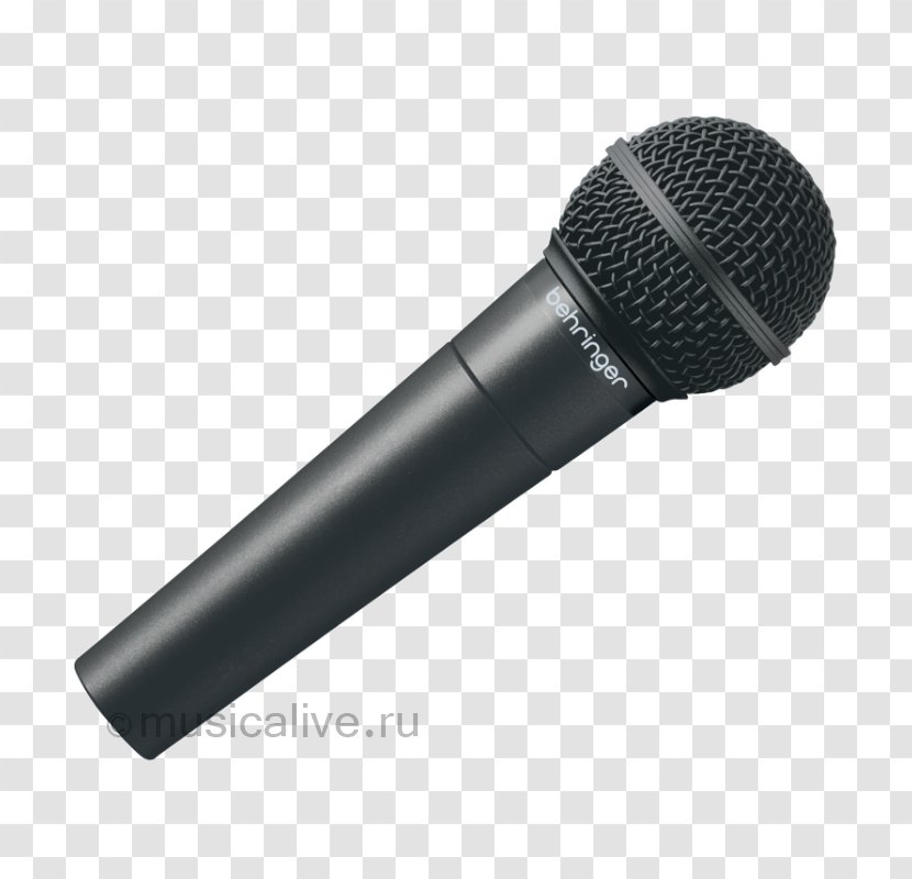 Microphone BEHRINGER Ultravoice XM8500 Audio Behringer Xenyx 302USB - Silhouette Transparent PNG
