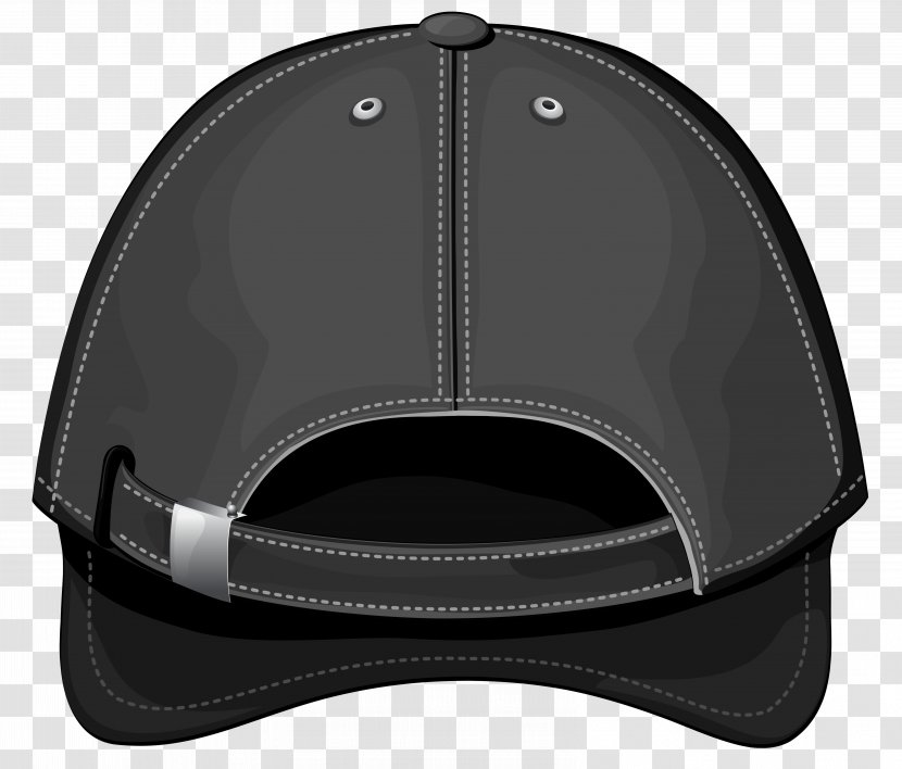 Baseball Cap Cowboy Hat Clip Art - Black Transparent PNG