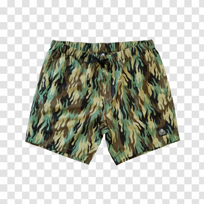 T-shirt Clothing Hot Tub Shorts - Military Camouflage Transparent PNG
