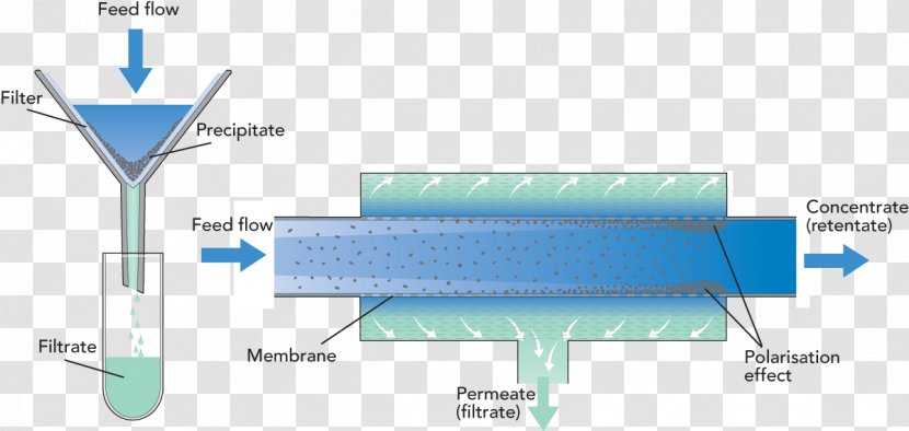 Cross-flow Filtration Membrane Technology Retentat - Water Filter - Milk Flow Transparent PNG