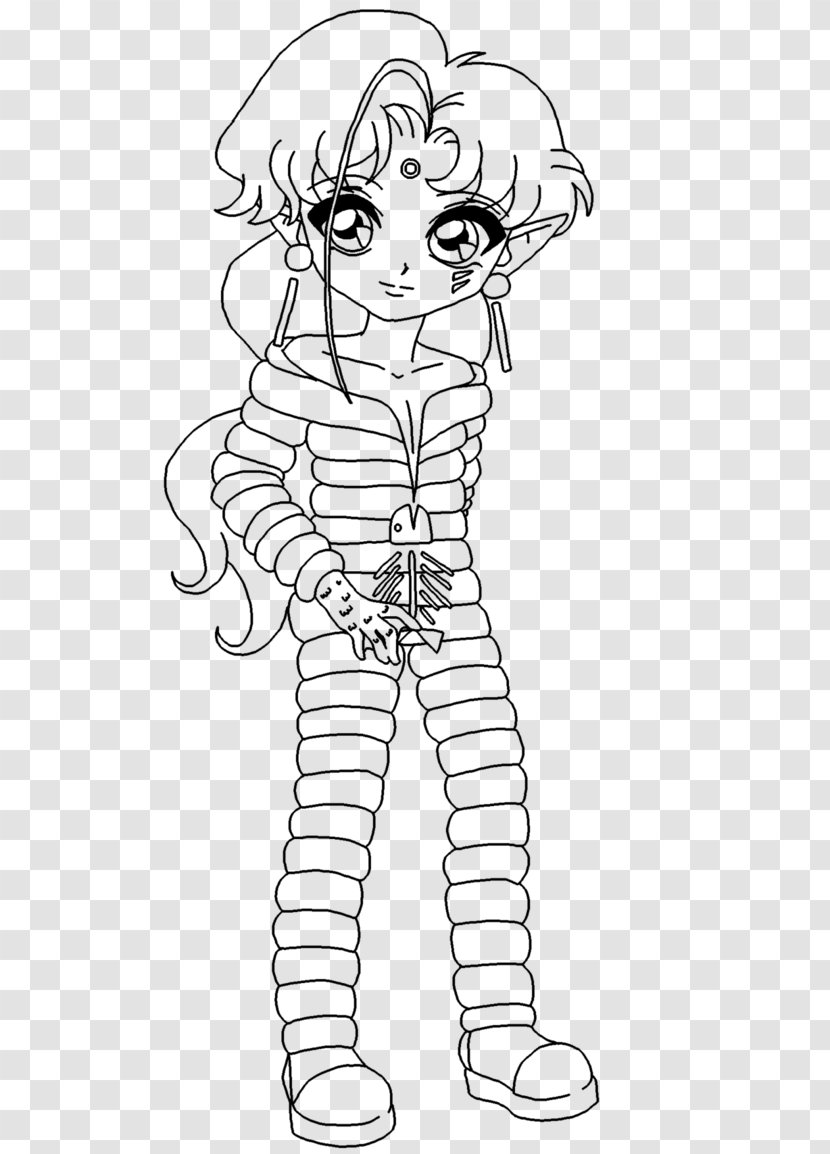 Sailor Moon Chibiusa Mercury Drawing Art - Tree - Dead Fish Transparent PNG