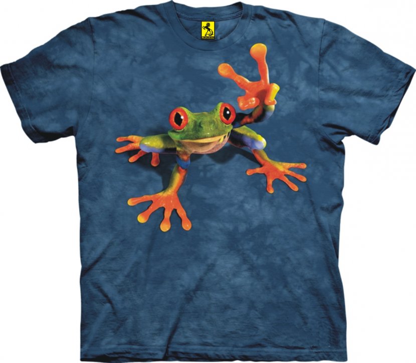 T-shirt Frog Hoodie Clothing - Tiedye Transparent PNG