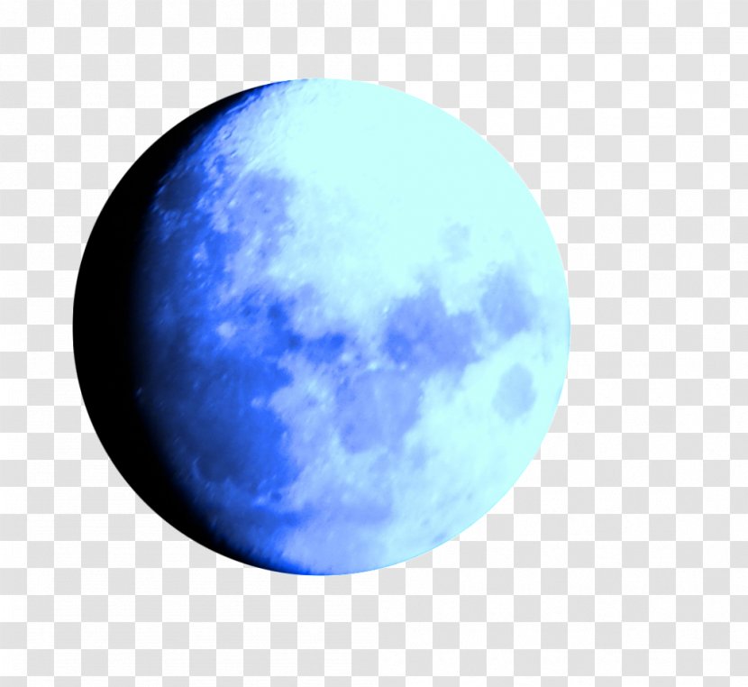 Blue Moon Desktop Wallpaper - Atmosphere - Watercolor Transparent PNG