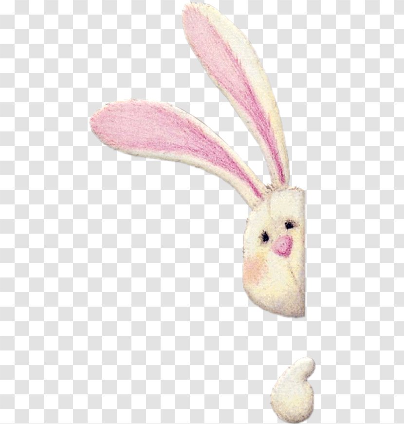 Easter Bunny Rabbit Chocolate Clip Art - Pink Transparent PNG