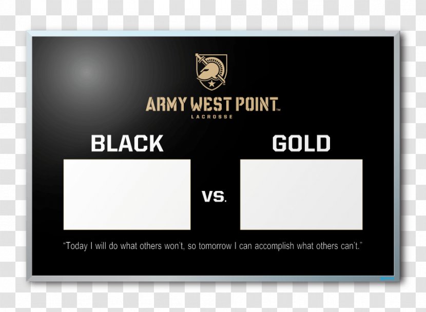 United States Military Academy Army Black Knights Men's Lacrosse Dry-Erase Boards Whitesburg Christian - West Point Transparent PNG