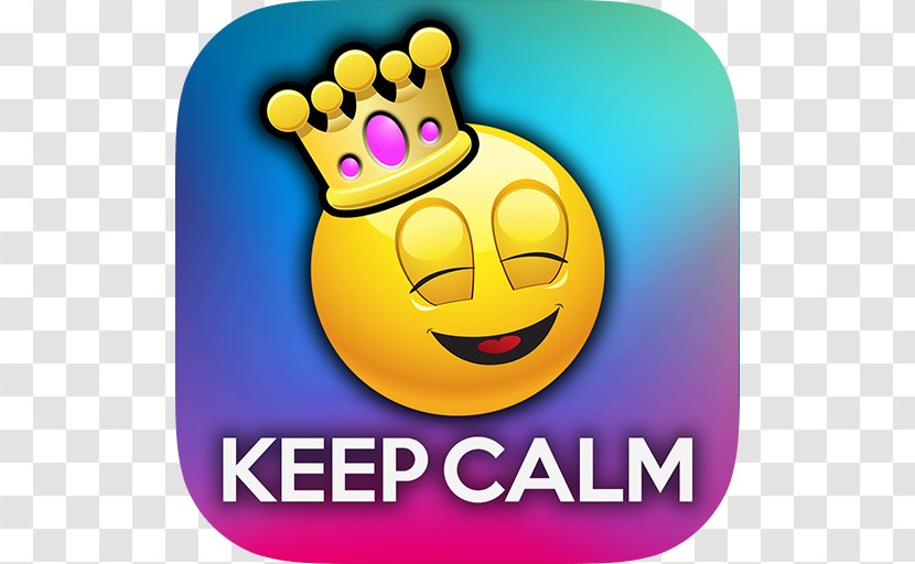 Keep Calm And Carry On Jumper ZED Emoji Image Mobile App - Watercolor Transparent PNG