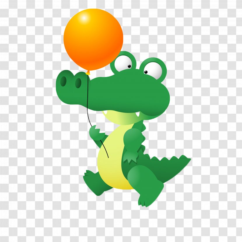 Crocodile Alligator Clip Art - Amphibian - Cartoon Transparent PNG