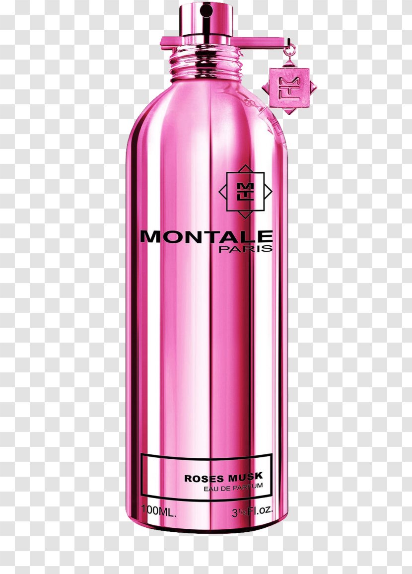 Perfume Montale Roses Musk Eau De Parfum For Women 3.4 Oz Paris 100ml Spray - Cylinder Transparent PNG
