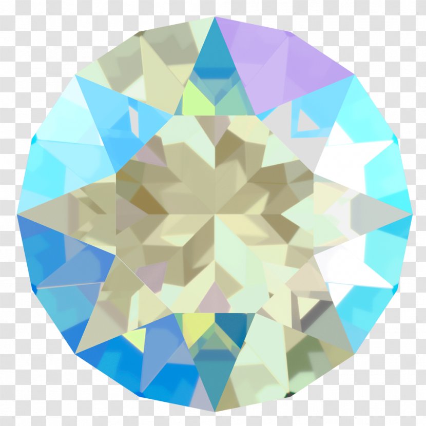 Swarovski AG Crystal Light Color Diamond - White - Round Transparent PNG